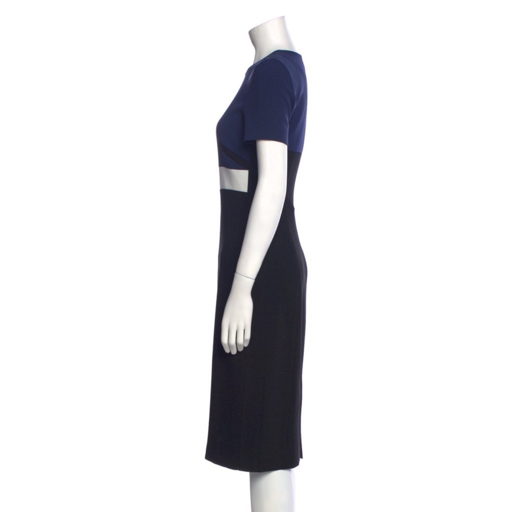 Elegant Navy and Black Women's Dress - Picture 2 of 3